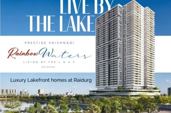 Lakefront luxury apartments in Raidurgam